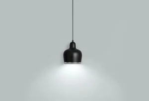 Louis Poulsen Deckenleuchten-Artek Aalto A330S „Golden Bell“ Pendelleuchte, schwarz