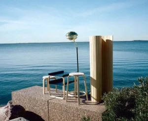 Petite Friture Tische-Artek Aalto Beistelltisch 915, schwarz/Birke