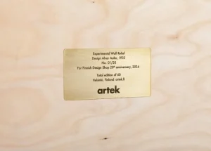 Artek Kunstgegenstände | Dekorationsgegenstände^Aalto Experimentell Holzrelief, Birke