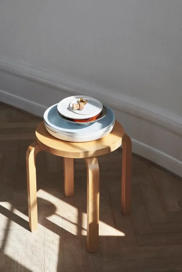 Muuto Sitzgelegenheiten-Artek Aalto Hocker E60, Birke