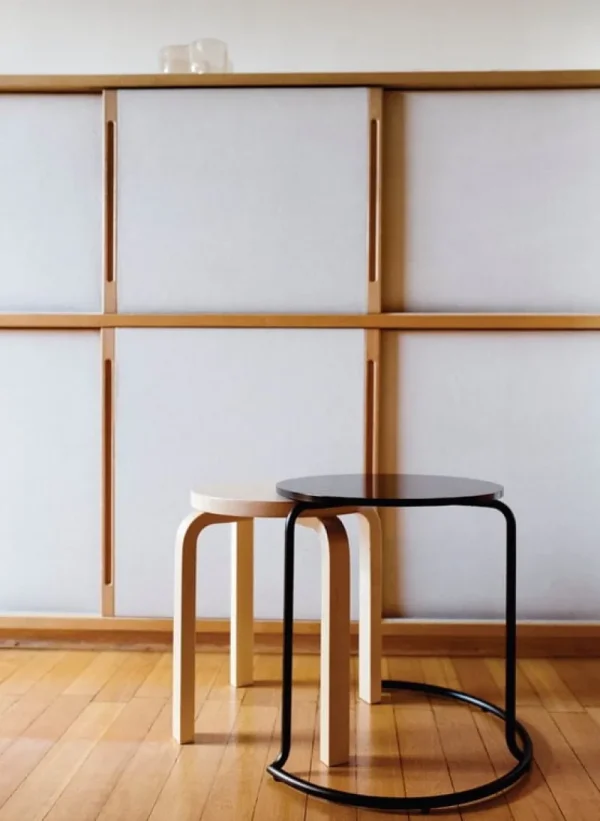 Muuto Sitzgelegenheiten-Artek Aalto Hocker E60, Birke
