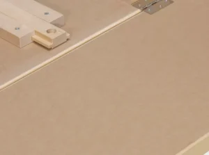 Fogia Tische-Artek Aalto Klapptisch DL81C, Birke - pistazien-/olivgrünes Linoleum