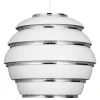 LYFA Deckenleuchten-Artek Aalto Pendelleuchte A331 „Beehive“, weiß/Chrom