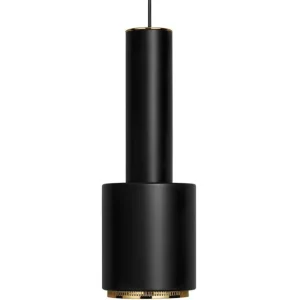 Muuto Deckenleuchten-Artek Aalto Pendelleuchte A110 „Hand Grenade“, schwarz