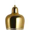 Nuura Deckenleuchten-Artek Aalto Pendelleuchte A330S „Golden Bell“, Messing