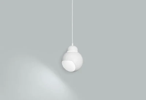 Frandsen Deckenleuchten-Artek Aalto Pendelleuchte A338 „Bilberry“, weiß
