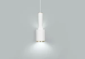 Muuto Deckenleuchten-Artek Aalto Pendelleuchte A110 „Hand Grenade“, weiß