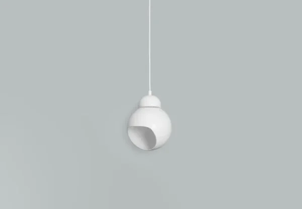 Frandsen Deckenleuchten-Artek Aalto Pendelleuchte A338 „Bilberry“, weiß