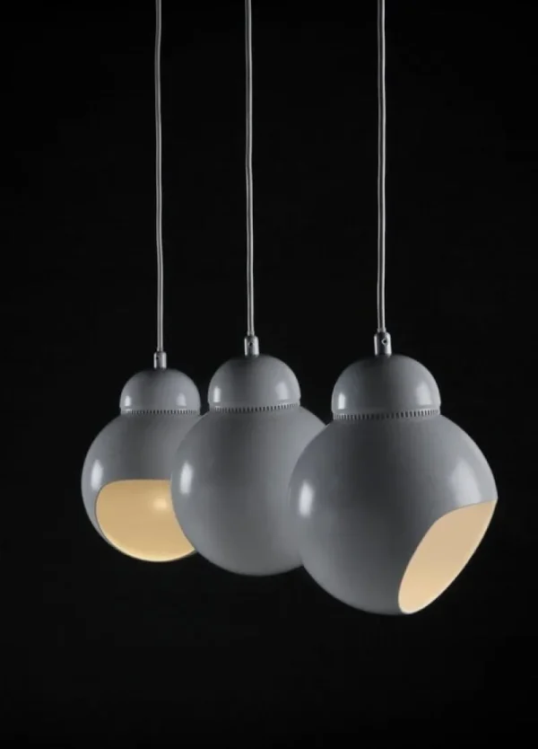 Frandsen Deckenleuchten-Artek Aalto Pendelleuchte A338 „Bilberry“, weiß