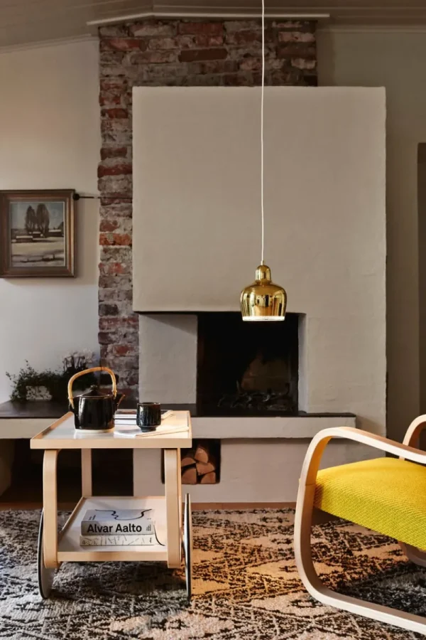 HAY Sitzgelegenheiten-Artek Aalto Sessel 402, Birke - schwarz Hallingdal 190