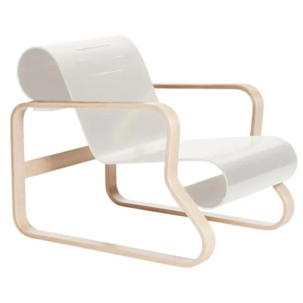 Vitra Sitzgelegenheiten-Artek Aalto Sessel 41 „Paimio“, weiß