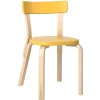 Artek Sitzgelegenheiten-Aalto Stuhl 69, gelb