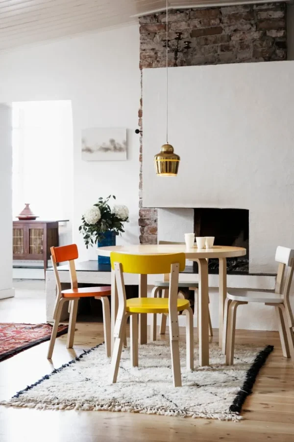 &Tradition Sitzgelegenheiten-Artek Aalto Stuhl 69, orange