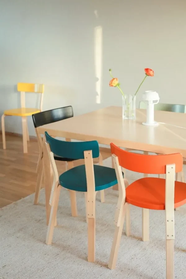 &Tradition Sitzgelegenheiten-Artek Aalto Stuhl 69, orange