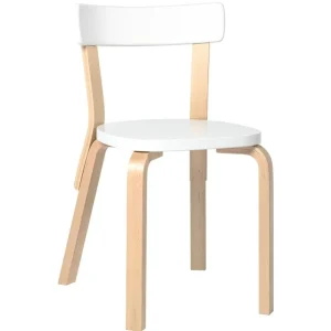 &Tradition Sitzgelegenheiten-Artek Aalto Stuhl 69, weiß