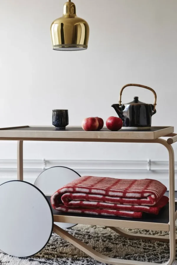 Ariake Tische-Artek Aalto Teewagen 901, schwarz/Birke