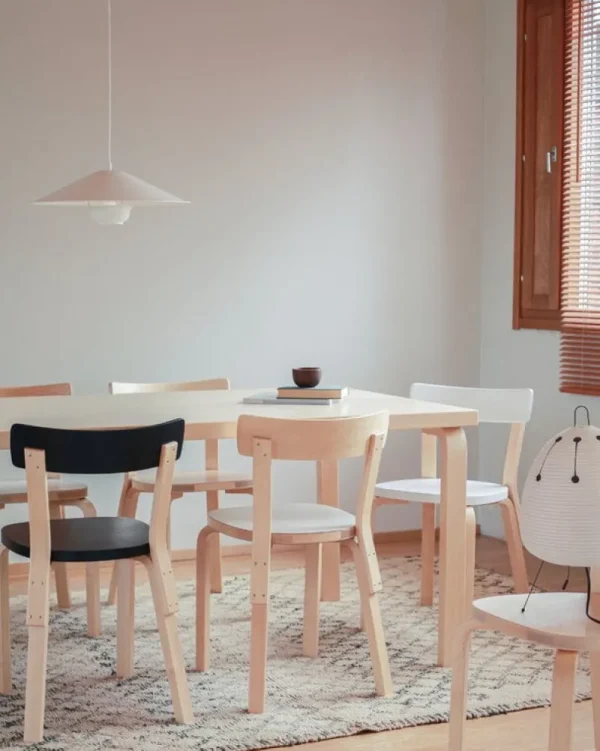 Swedese Tische-Artek Aalto Tisch 83, Birke