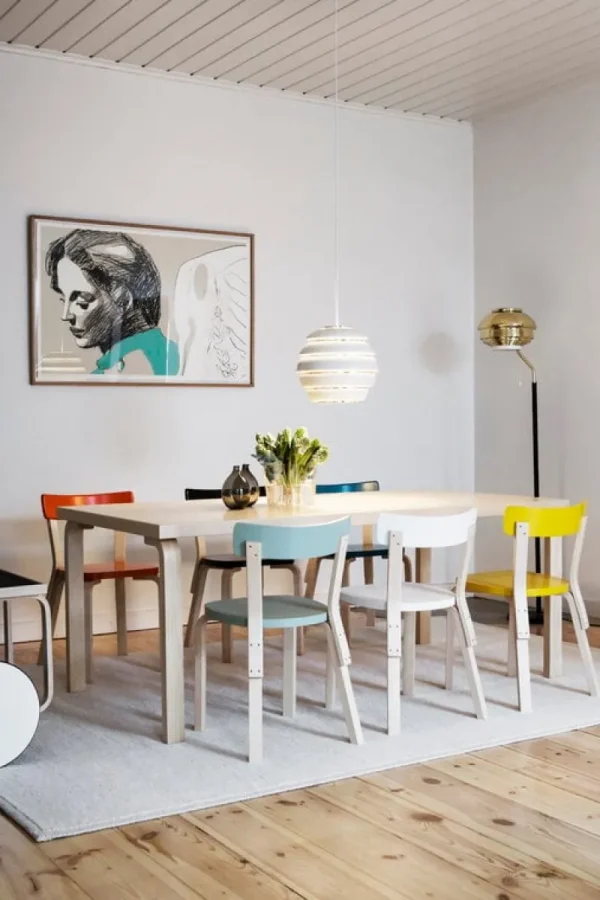 Swedese Tische-Artek Aalto Tisch 83, Birke