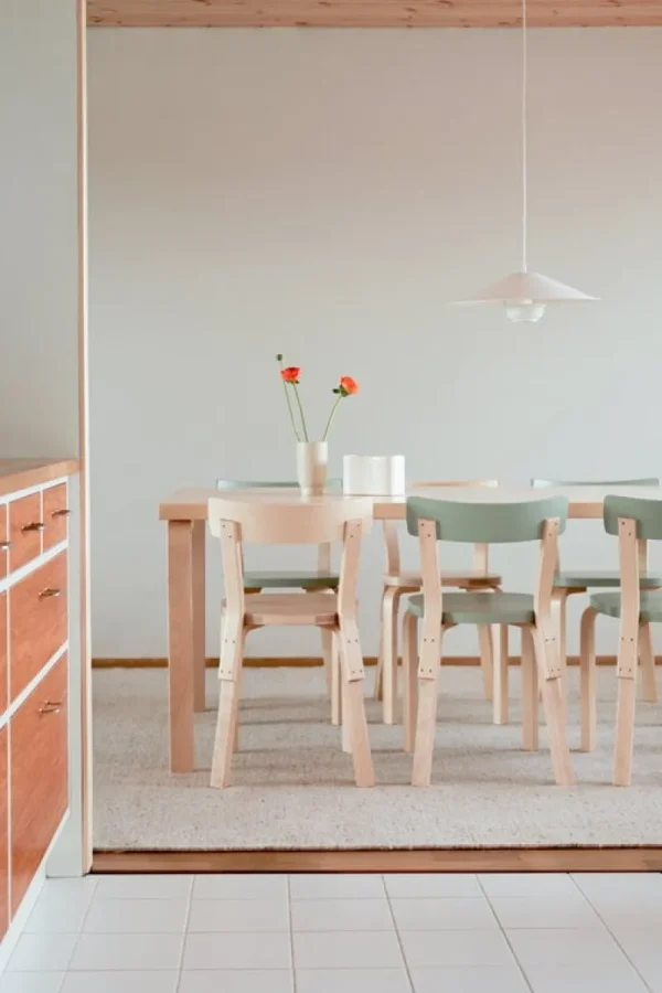 Swedese Tische-Artek Aalto Tisch 83, Birke