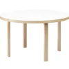 Normann Copenhagen Tische-Artek Aalto Tisch 91, Birke - Laminat weiß