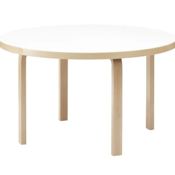 Normann Copenhagen Tische-Artek Aalto Tisch 91, Birke - Laminat weiß