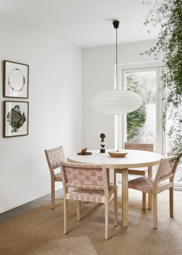 Normann Copenhagen Tische-Artek Aalto Tisch 91, Birke - Laminat weiß
