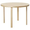Fritz Hansen Tische-Artek Aalto Tisch 90A, Birke