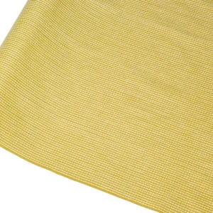 Artek Stoffe^Acrylbeschichteter Stoff Rivi, 145 x 300 cm, senfgelb – weiß