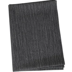Artek Stoffe^Acrylbeschichteter Stoff Rivi, 145 x 300 cm, schwarz – weiß