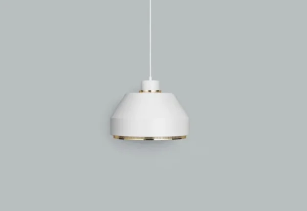 Flos Deckenleuchten-Artek AMA 500 Pendelleuchte, weiß - Messing