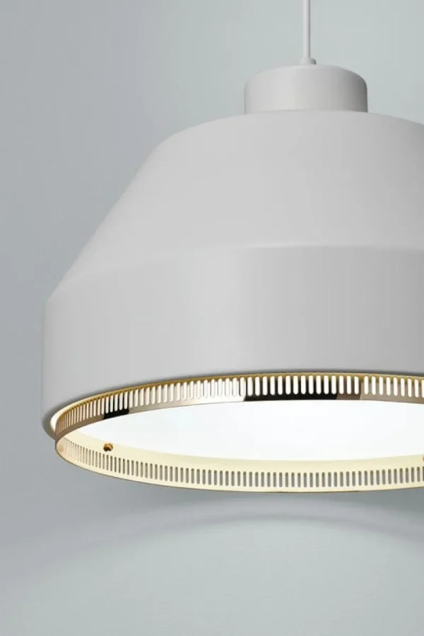 Flos Deckenleuchten-Artek AMA 500 Pendelleuchte, weiß - Messing
