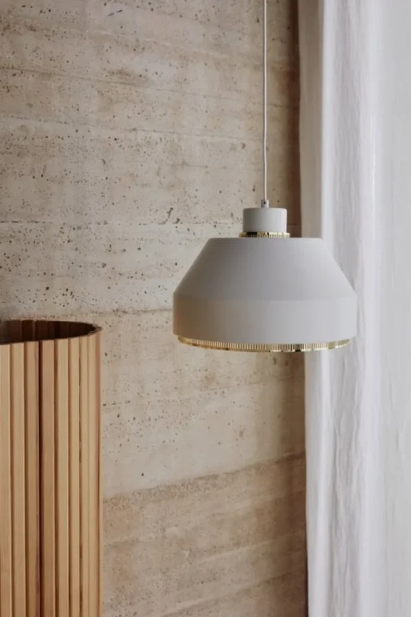 Flos Deckenleuchten-Artek AMA 500 Pendelleuchte, weiß - Messing