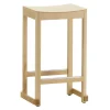 FDB Mu00f8bler Sitzgelegenheiten-Artek Atelier Barhocker, 65 cm, Buche lackiert