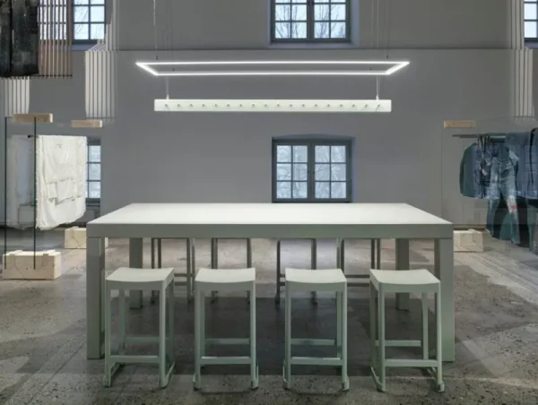 FDB Mu00f8bler Sitzgelegenheiten-Artek Atelier Barhocker, 65 cm, Buche lackiert