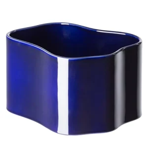 Artek Indoor-gardening^Übertopf Riihitie A, mittelgroß, blau glänzend