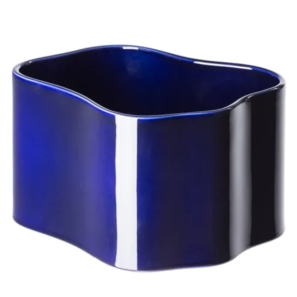 Artek Indoor-gardening^Übertopf Riihitie A, mittelgroß, blau glänzend
