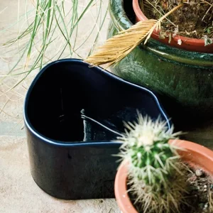 Artek Indoor-gardening^Übertopf Riihitie A, groß, blau glänzend