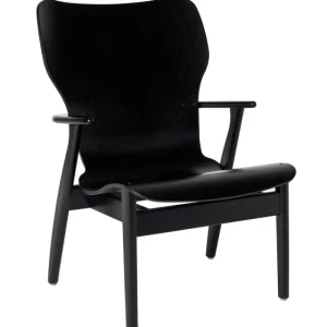 Vitra Sitzgelegenheiten-Artek Domus Loungesessel, schwarz gebeizt