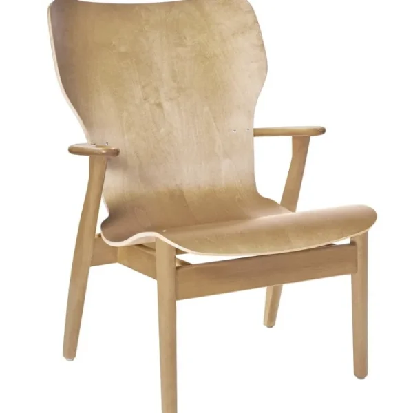 GUBI Sitzgelegenheiten-Artek Domus Loungesessel, Birke lackiert