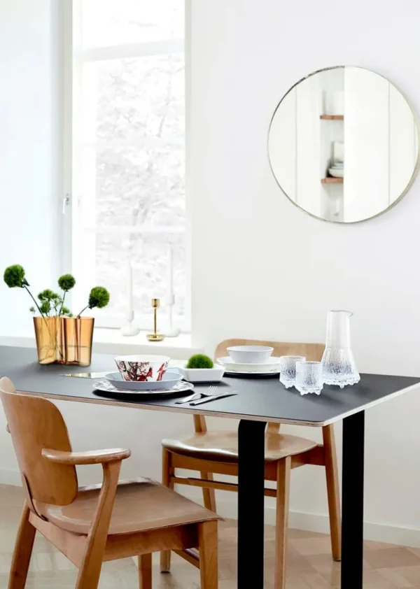 Vitra Sitzgelegenheiten-Artek Domus Stuhl, honigfarben gebeizt