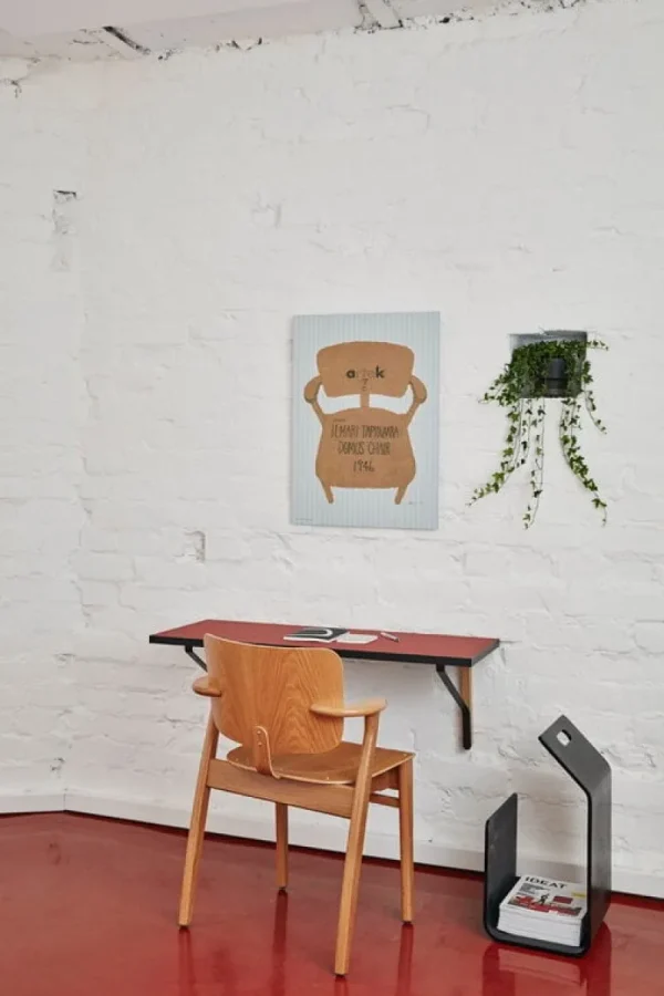 Vitra Sitzgelegenheiten-Artek Domus Stuhl, honigfarben gebeizt
