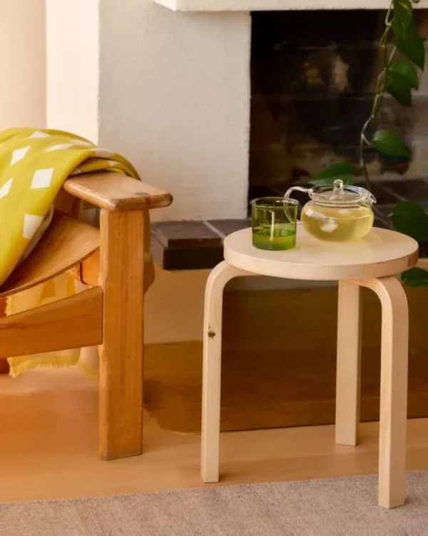 Normann Copenhagen Sitzgelegenheiten-Artek Hocker Aalto 60, Wildbirke