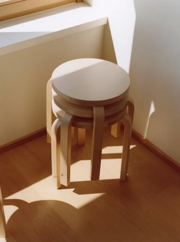 Normann Copenhagen Sitzgelegenheiten-Artek Hocker Aalto 60, Wildbirke