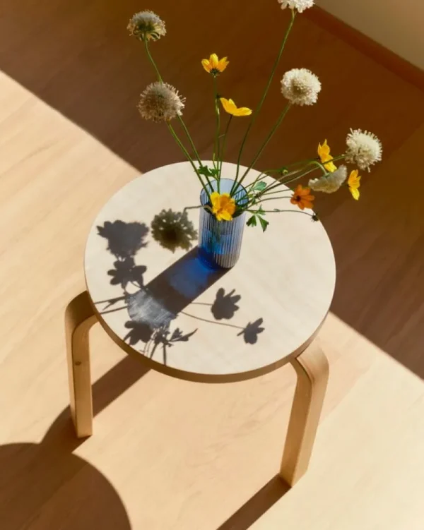 Normann Copenhagen Sitzgelegenheiten-Artek Hocker Aalto 60, Wildbirke