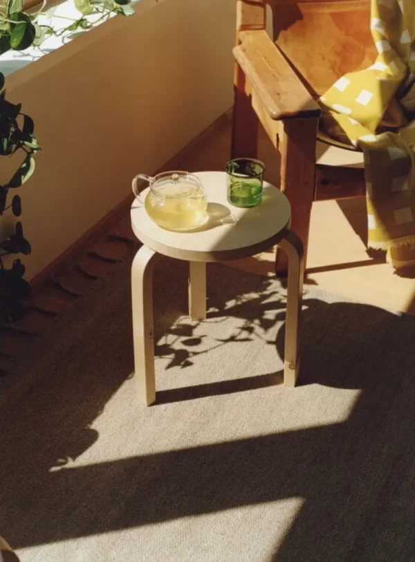 Normann Copenhagen Sitzgelegenheiten-Artek Hocker Aalto 60, Wildbirke