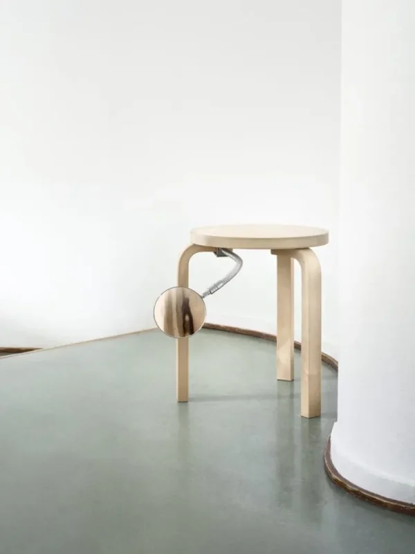 Normann Copenhagen Sitzgelegenheiten-Artek Hocker Aalto 60, Wildbirke