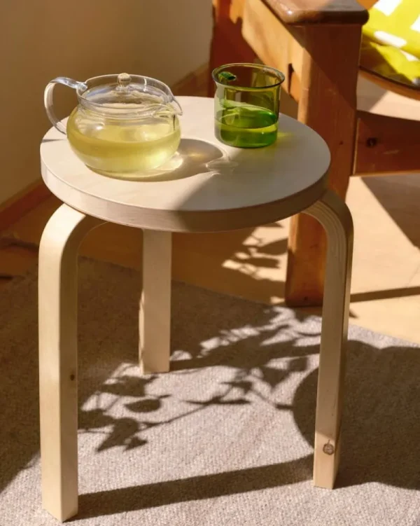 Normann Copenhagen Sitzgelegenheiten-Artek Hocker Aalto 60, Wildbirke