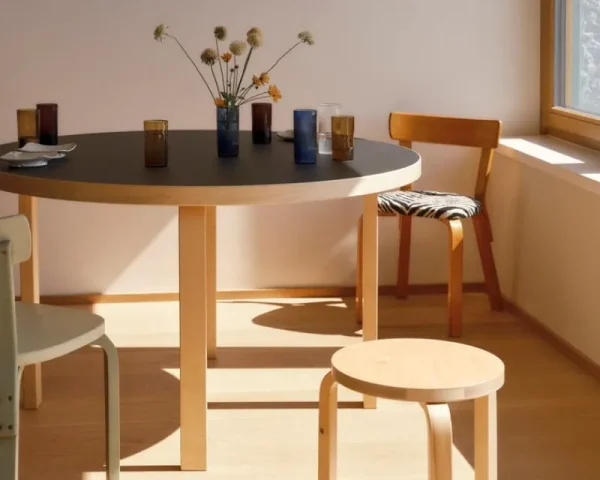 Normann Copenhagen Sitzgelegenheiten-Artek Hocker Aalto 60, Wildbirke