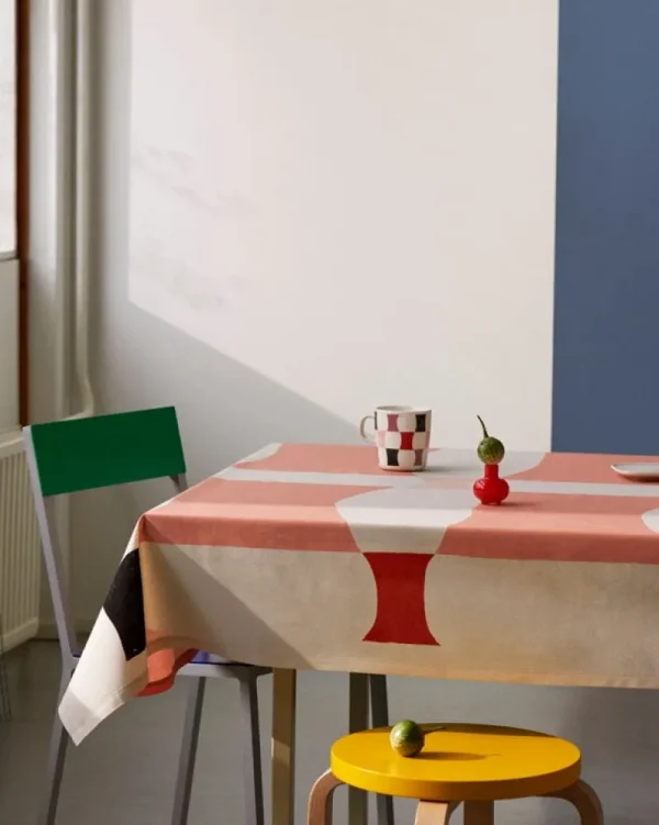 HAY Sitzgelegenheiten-Artek Hocker Aalto E60, gelb – Birke