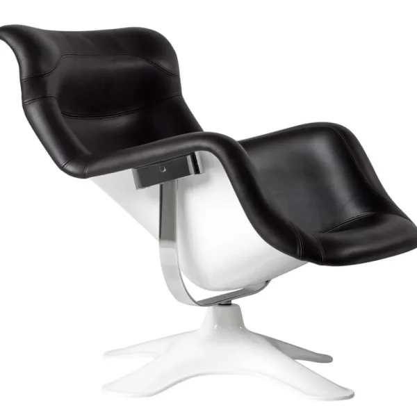 &Tradition Sitzgelegenheiten-Artek Karuselli Loungesessel, schwarz - weiß